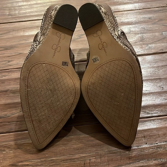Jessica Simpson Snake Print Mules - Picture 6 of 6